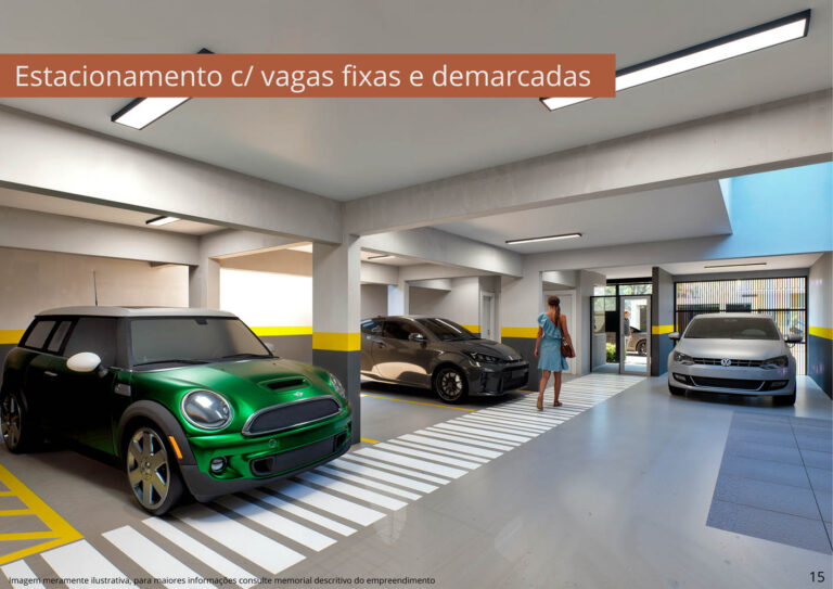 Estacionamento com Vagas Fixas Demarcadas