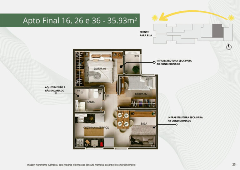 Apto final 16,26 e 36 - 36,30m²